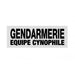 BANDEAU GENDARMERIE - Patrol Equipement - Blanc Gendarmerie 2 x 10 cm - 3662950092114 - 4