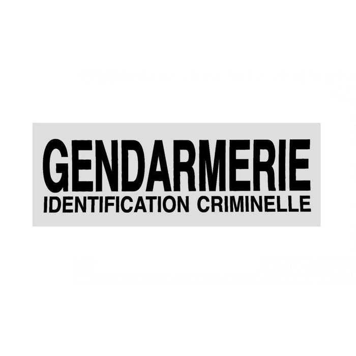 BANDEAU GENDARMERIE - Patrol Equipement - Blanc Gendarmerie 2 x 10 cm - 3662950092114 - 5