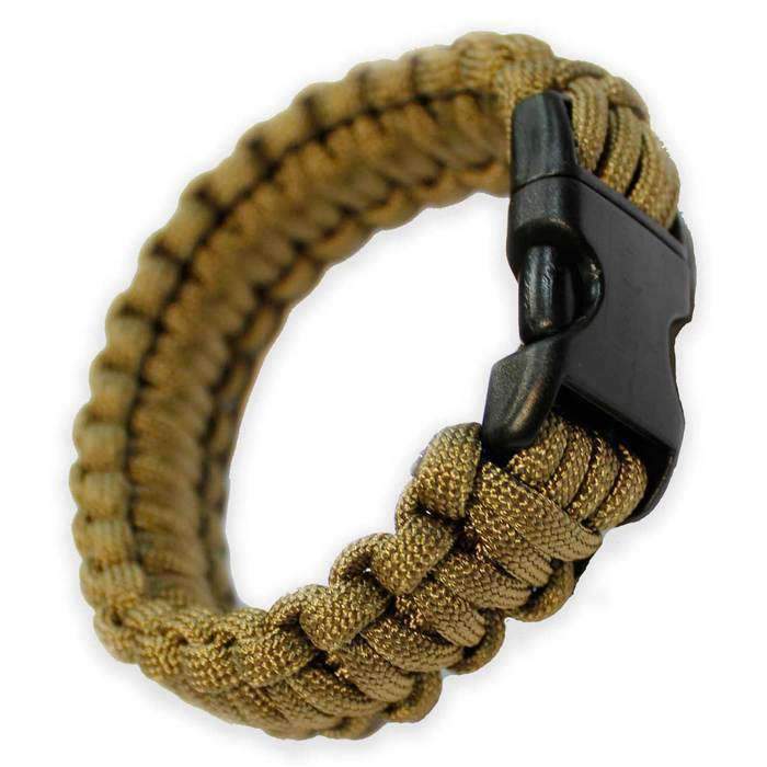 Bracelet paracorde - Bulldog Tactical - Coyote S (17 cm) - 2000000284682 - 2