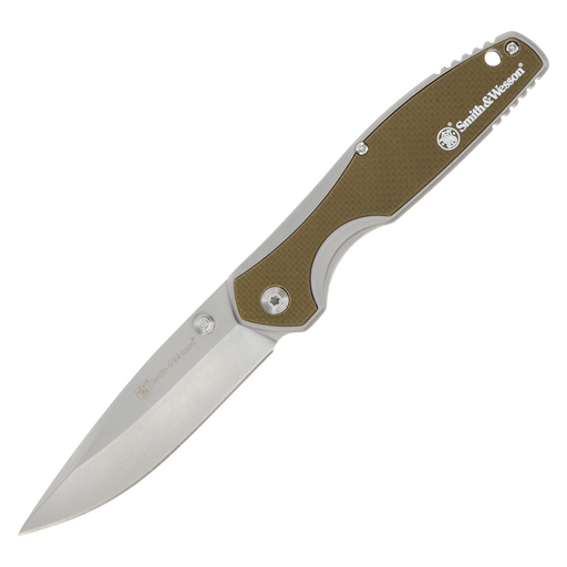 CLEFT LINERLOCK A/O TAN - Smith & Wesson - Coyote - 3662950106439 - 1