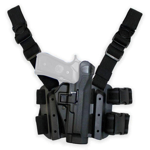 ÉTUI SERPA LEVEL 2 TACTICAL - Blackhawk - Noir Glock 17 / 19 / 22 / 31 Droitier - 2000000138015 - 1