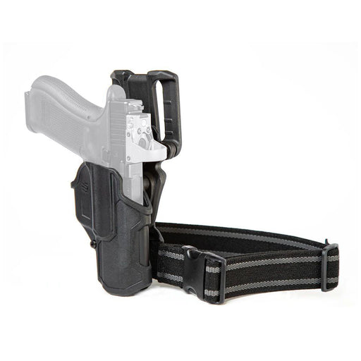 ÉTUI T-SERIES L2C OVERT - Blackhawk - Noir Glock 17 / 19 / 22 / 31 / 34 / 35 / 41 / 47 Droitier - 604544673272 - 1