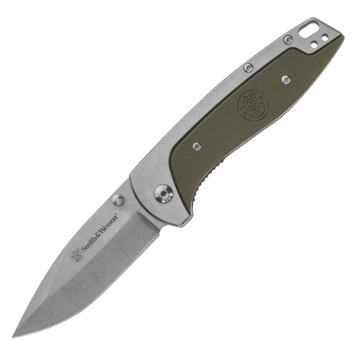FREIGHTER LINERLOCK GREEN - Smith & Wesson - Vert olive - 3662950106392 - 1