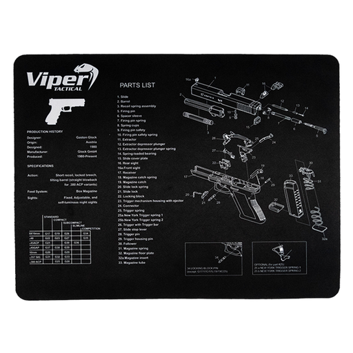 GLOCK PISTOL MAT - Viper Tactical - Noir - 3662950024689 - 1