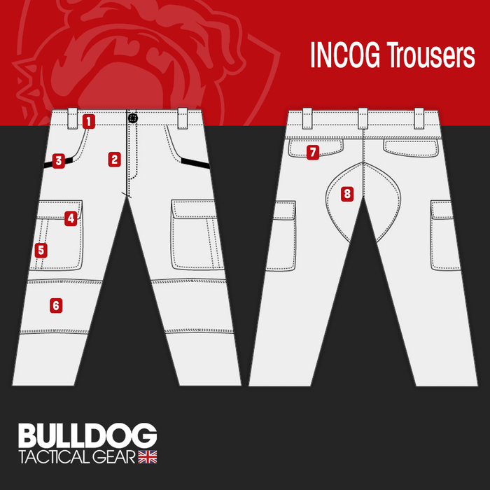 INCOG - Bulldog Tactical - Noir US 30 / 32 - 3662950073830 - 10