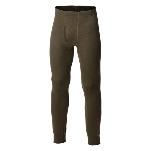ULLFROTTÉ LONG JOHNS WITH FLY 400 - Woolpower - Vert olive S - 7317430036244 - 1
