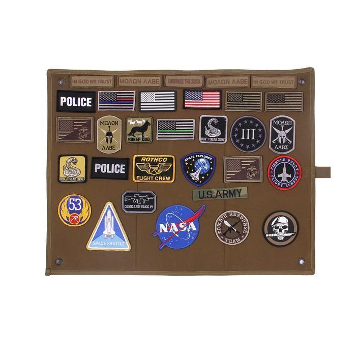 Panneau auto-agrippant ROLL-UP MORALE PATCH BOARD